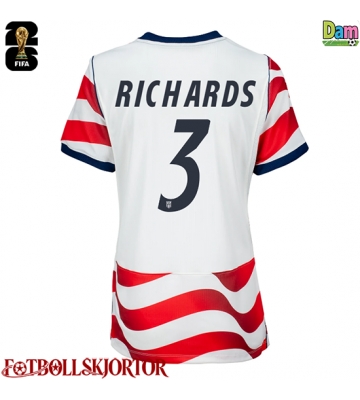 Förenta stater Chris Richards #3 Hemmatröja Dam VM 2026 Kortärmad
